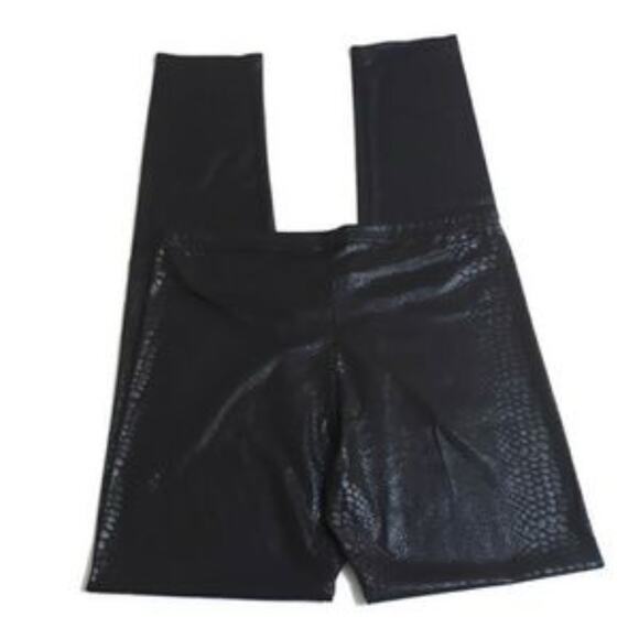 Hallhuber reptile print leggings sz L stretchy minimalist contemporary - Picture 5 of 7